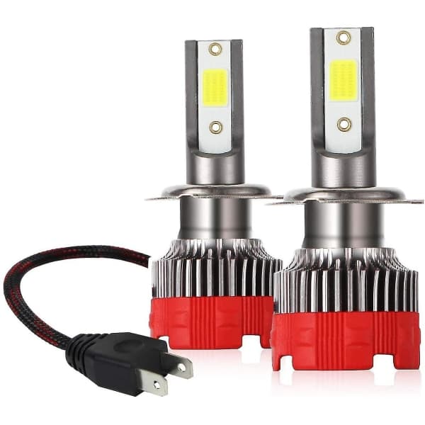 H7 LED-frontlykter 6000k fjernlys nærlys 55w 8000