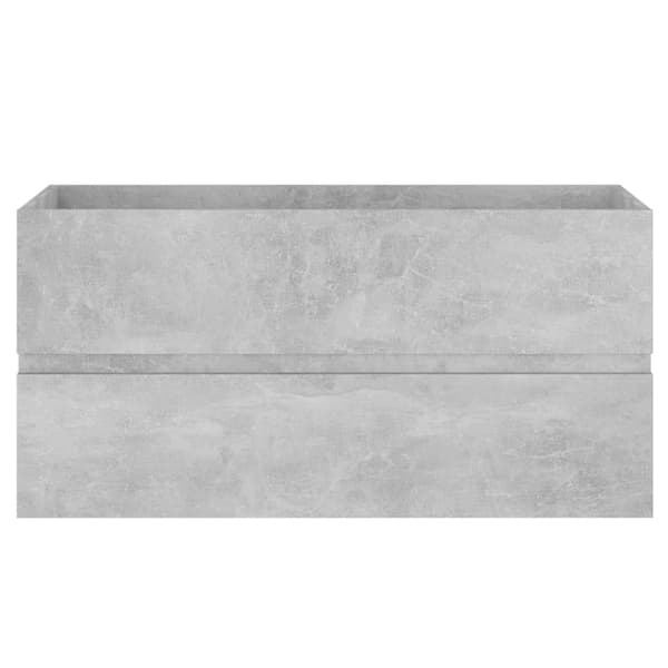 vidaXL Servantunderskap betonggrå 90x38,5x45 cm konstruert tre grå gray