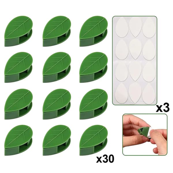 Plant Wall Climbing Clips Invisible for Gardening 30pcs