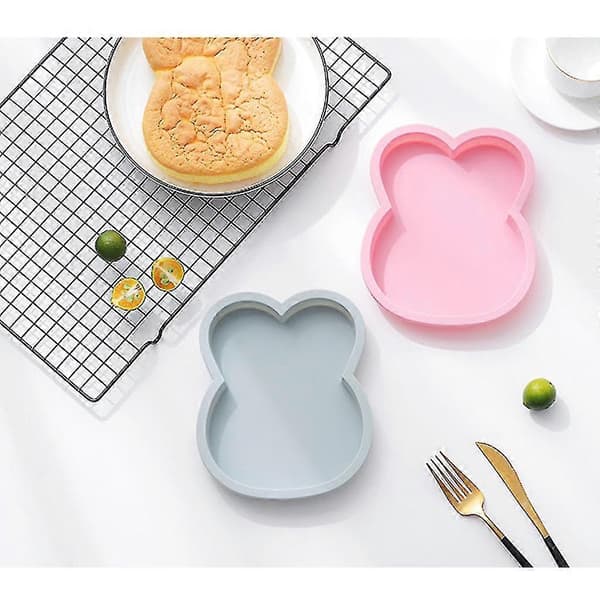 Silikonform Familiefeiring DIY Bakeverktøy For Kaker Gelé Pudding Mickey