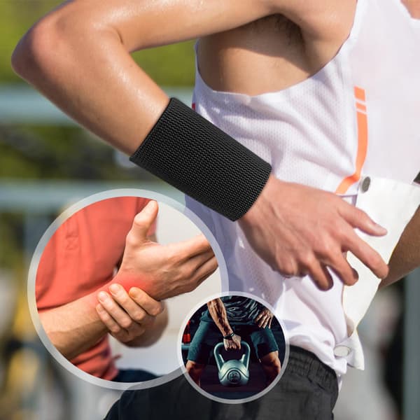 Elastisk ankelstøtte i silikon med kompresjon for sport, for menn og kvinner