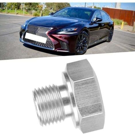 M16 1.5 Adapter, 1/8 NPT oljetryckssensor för GM LS LS1 LSX LS3 motorbytesmätare. Passar alla GM LS-seriens motorer