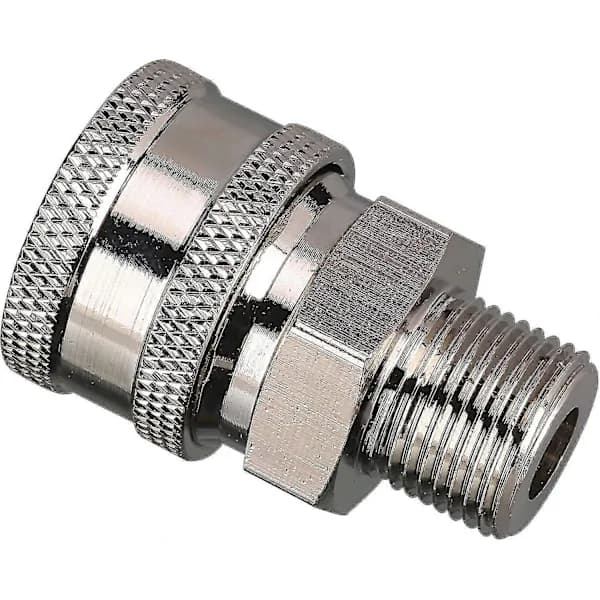 Högtryckstvätt Snabbkopplingsadapter Kit, 9,5 mm Hankontakt, 5000 Psi 3/8'' Snabbkopplingskit - hane