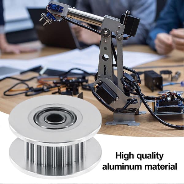 4 stk. GT2 Tandremsskive 6 mm Bredde 16/20 Tænder 3 Huller Aluminium Tandrem Synkronhjul 3D-printerdele Tilbehør