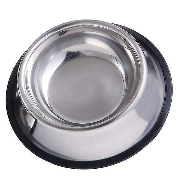 Skridsikker skål i rustfrit stål, specielt til lange ører (cocker spaniel) diameter 25 cm (ca. 980 ml)