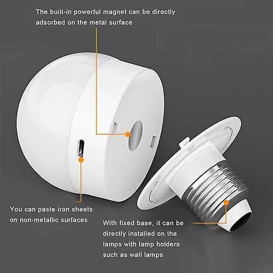 USB Rechargeable Lamp with Remote Control Timer Dimmable Easy to Install Battery Powered E27 Bulb RGB Lamp