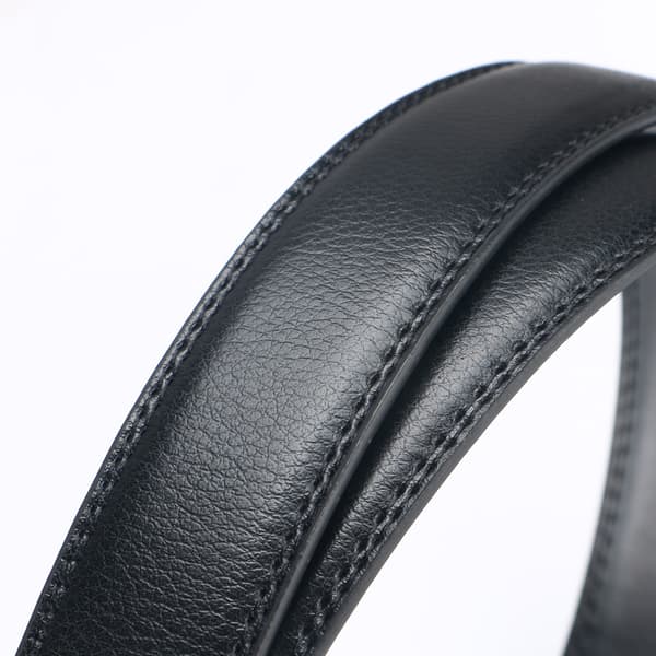 [LD]Bälte 110-130CM Herr automatiskt spärrbälte 35mm brett bälte, inget spänne
