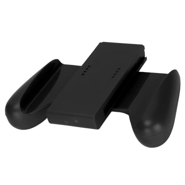 Ergonomisk svart Joycon-kontrollerhåndtak