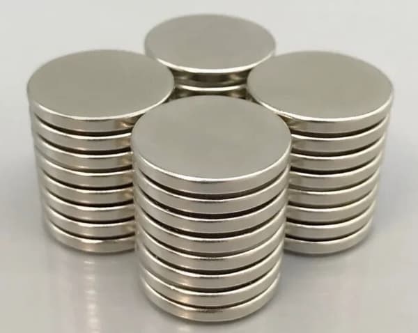 5 st 25 x 3 mm Neodymmagneter / N35 magnet Magneter Silver silver
