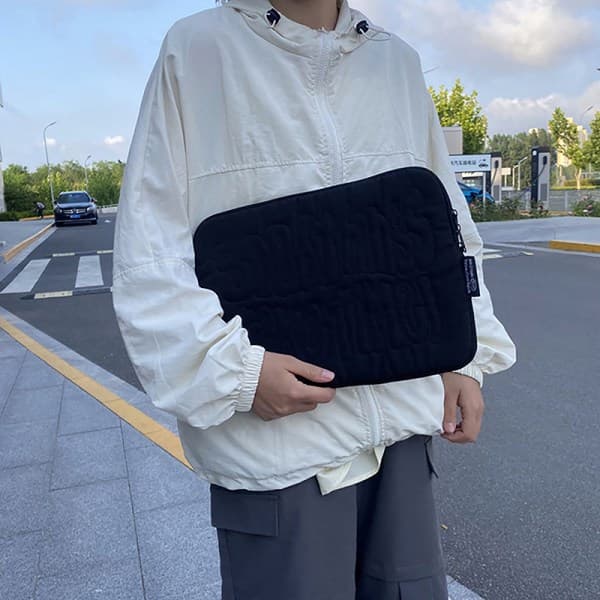 Broderimønster e proof Laptop Sleeve Etui 11 13 14 tommer Blå 15-15.6 tommer