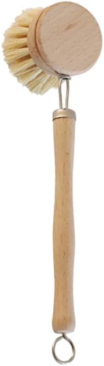 Kitchen Brush, Retro Long Wooden Handle Cleaning Brushes