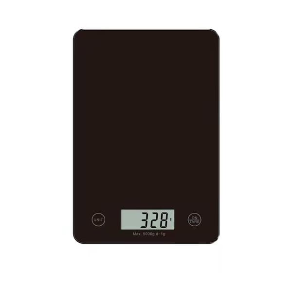 Keittiövaaka, 5kg - Musta 652