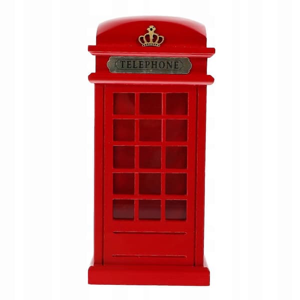Stocking Stuffer Candy Phone Booth Piggy Bank