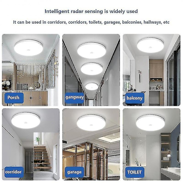 Bevægelsessensor Loftslampe Moderne Smart Home Indendørs Korridor Led Hængende