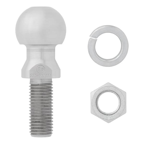 Suora vetokuula M24 x 55 mm, E-tyyppihyväksytty