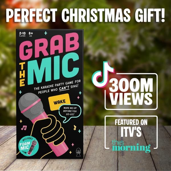 Grab The Mic Karaoke-spel, 2-10 spelare, Hilarious Board Game
