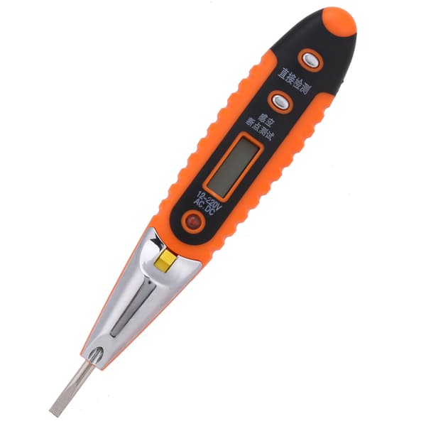 12V til 220V Digital Spændingstester med LED-display