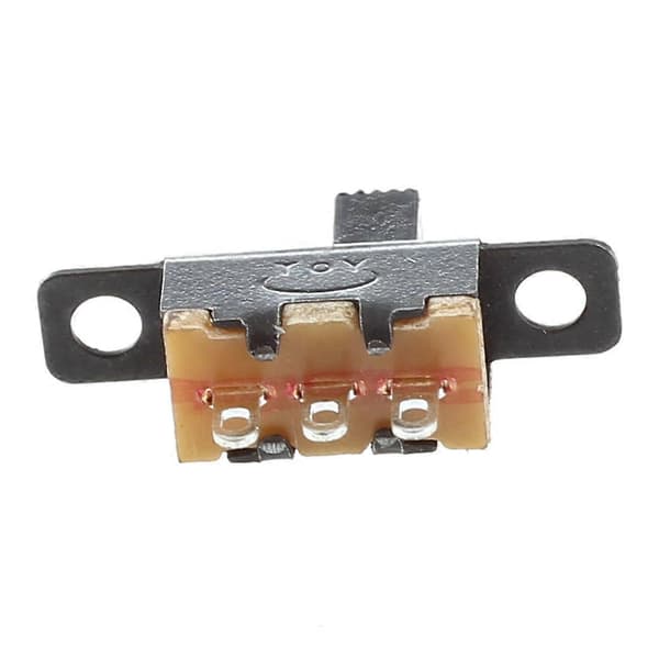 20 stk 5V 0.3A Mini Svart SPDT Skyvebryter for små DIY-elektronikkprosjekter