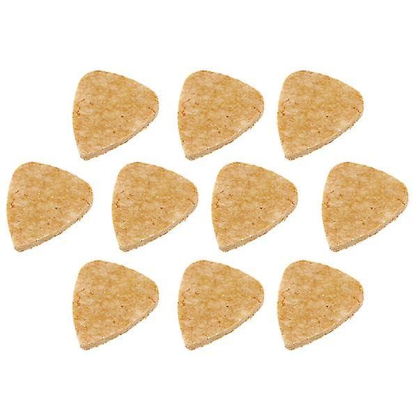 10 st Filtplockar för Ukulele Mudder Plockar Plectrums för Ukulele (orange)