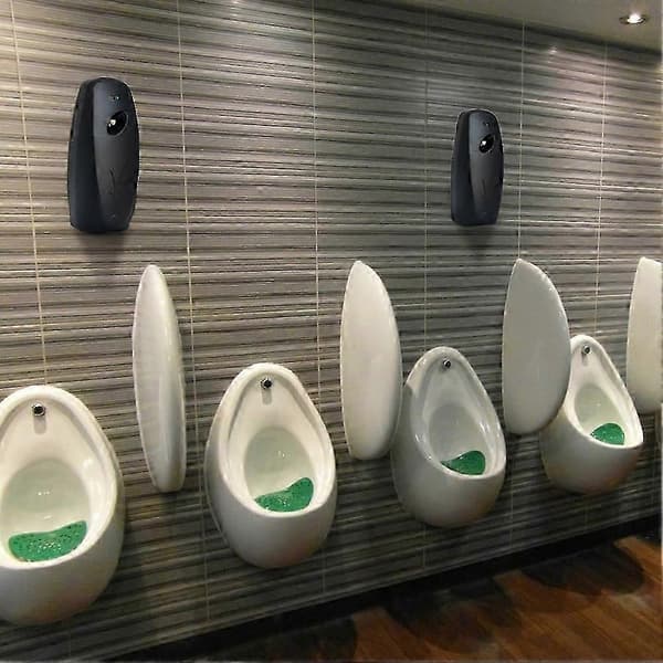 Automatic Air Freshener Dispenser 2-Pack, Wall-Mounted or Freestanding, Interval Spray Setting for