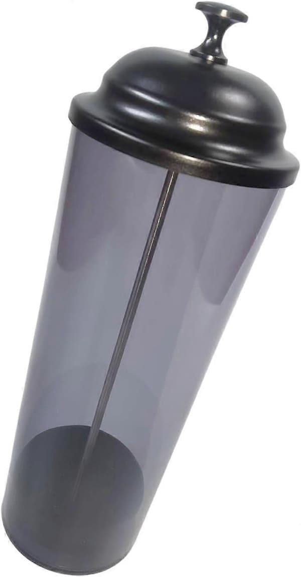 Straw Dispenser and Straw Holder with Leak-Proof Lid, 2-in-1 Kitchen Organizer
