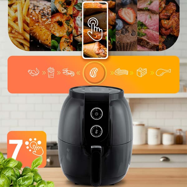 Berdsen BD-650 Airfryer 3,6L Svart Single
