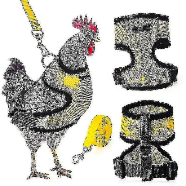 Adjustable Chicken Harness Leash Comfortable and Breathable Small Size Hen Pet Vest for Chicken Duck