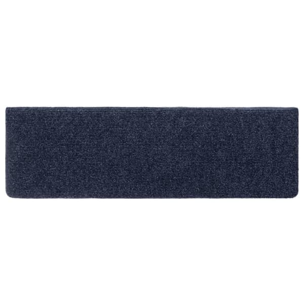 vidaXL Trappematter selvklebende 10 stk 65x21x4 cm antrasitt rektangulær kant Antracit silver