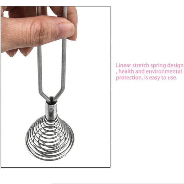 Manual Egg Whisk Stainless Steel Hand Mixer for Eggs Batter Sauce Kitchen Baking Tool Silver 22 x 5 x 8.5 cm