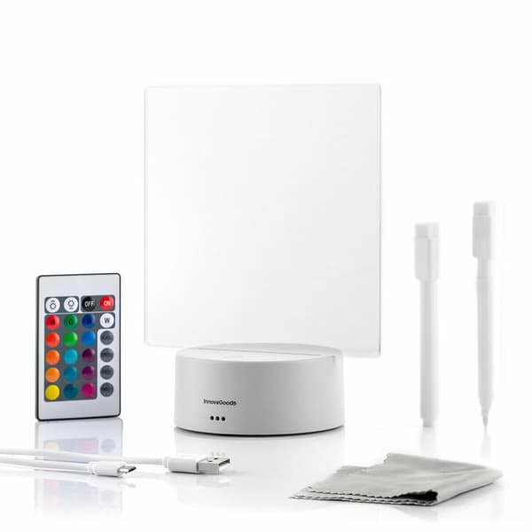 InnovaGoods Lemo LED-muistitaulu viesteille