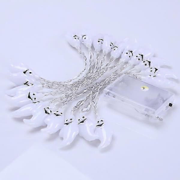 LED-lysslynge spøkelse Halloween-dekorasjon 1,2 m 2,5 m 5 m