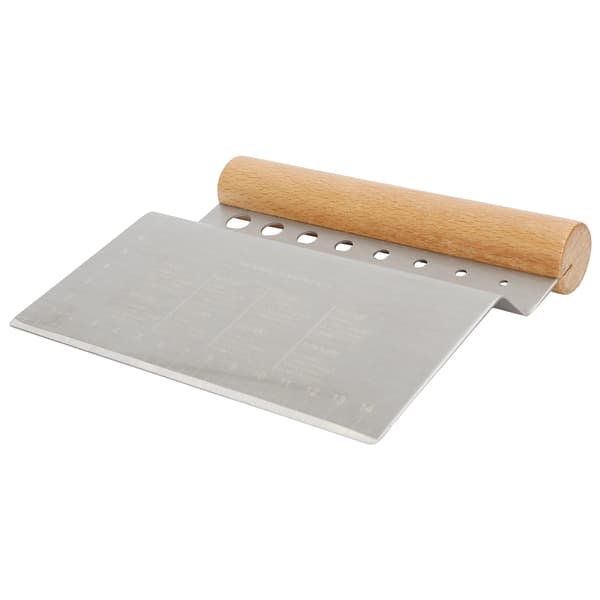 Dough Scraper with Handle, Multifunctional Kitchen Tool for Baking, Pizza, and Pastries