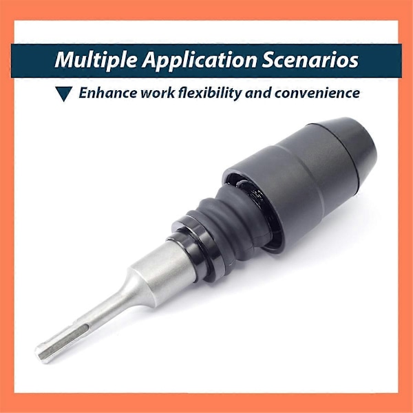 SDS-Plus till SDS-Max Adapter 8-1/4 tum lång Kompatibel med borrhammare Legerat stål Adapter
