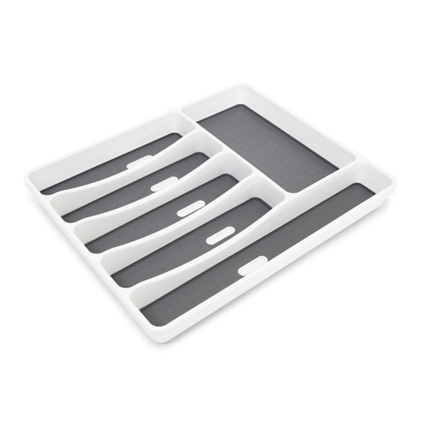 Cutlery tray insert, white, 4.5 x 32 x 40 cm