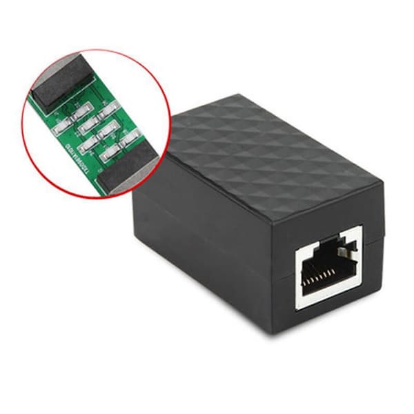 10x RJ45 Lightning Arrester Adapter Ethernet Surge Protector Protect Device tF FP
