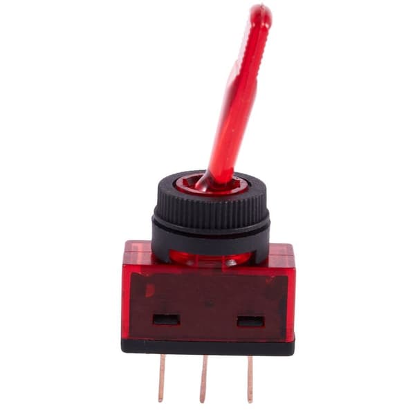 4PC 12V DC 20A BELYST VIKBRYTARE KONTROLL BÅT BIL INSTRUMENTPANEL SPST PÅ/AV