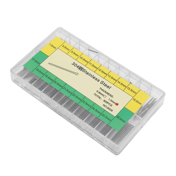 1,0 mm Splitstift Armbandsur Armband Splitstift 304 Rostfritt Stål Klockdelar 7,5 mm-26,5 mm