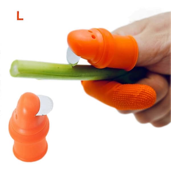 Thumb Cutter Finger Sleeve Set Picking Tool for Harvesting Plants Gardening Fruit Vegetable Picker