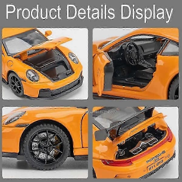 1:32 Porsche 911 -metallimalli