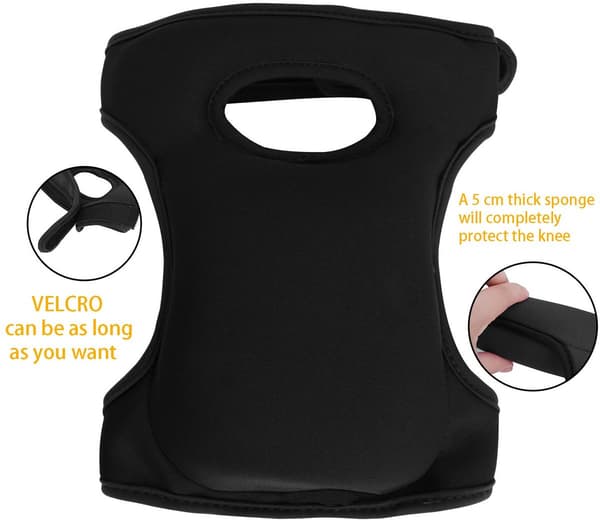 1 par - Trädgårdsknäskydd - Mjuka bekväma knäskydd - Extra tjockt memory foam - Knäskydd