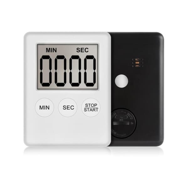 Magnetisk LCD Digital Køkkentimer, Nedtællingsstopur, Madlavningstimer