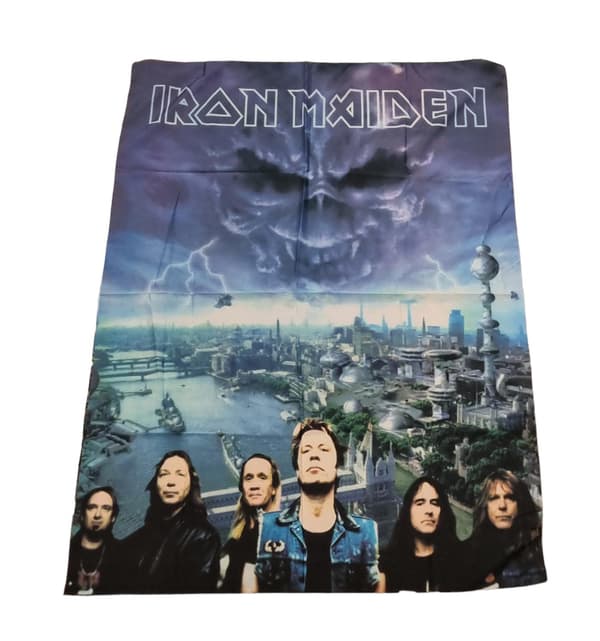 Flagg - Iron Maiden Svart black