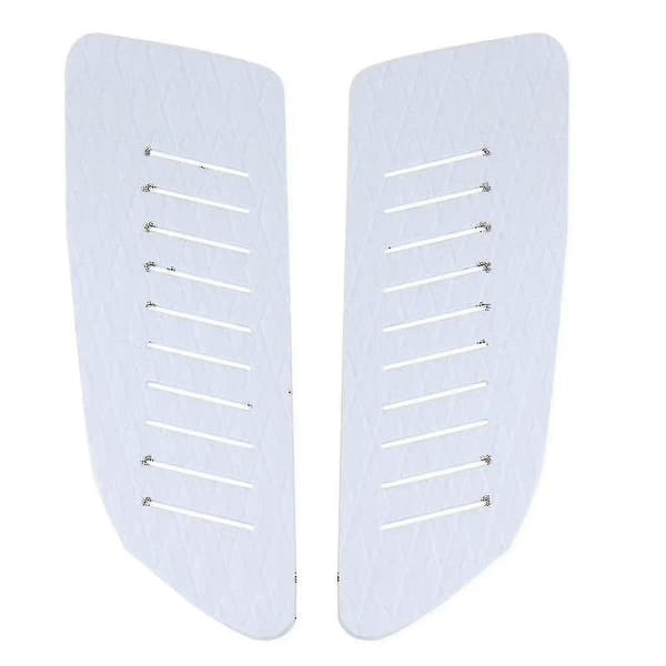 9-piece Eva Surfboard Traction Pad Surf Longboard Pad Non-slip, White