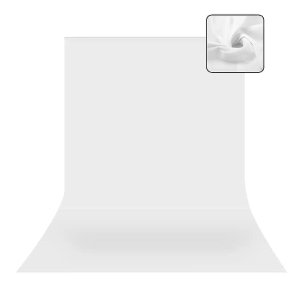Fotostudiebaggrund Chromakey Grøn Hvid Sort 1,6 m x 2 m