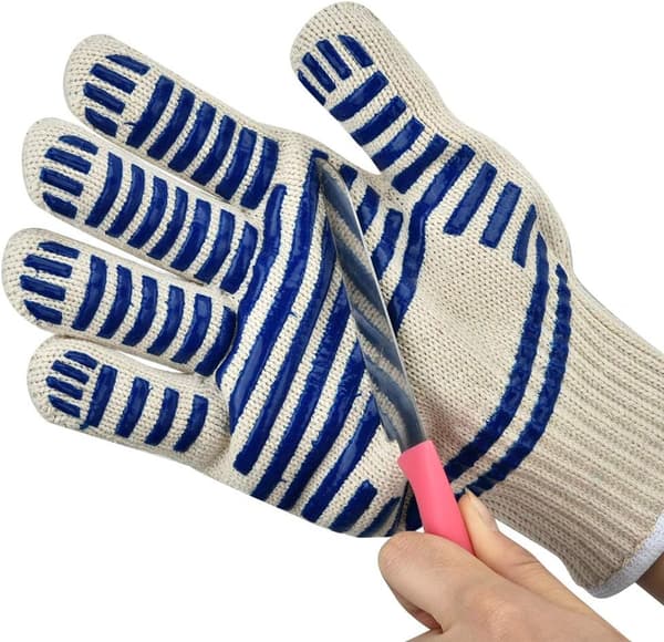 1 par ugnsvantar, brandsäkra, värmebeständiga, säkra