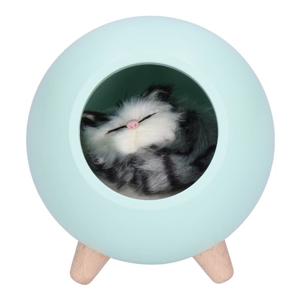 Pet House Night Light, Green, USB Charging, Desk Atmosphere Lamp, Warm Light