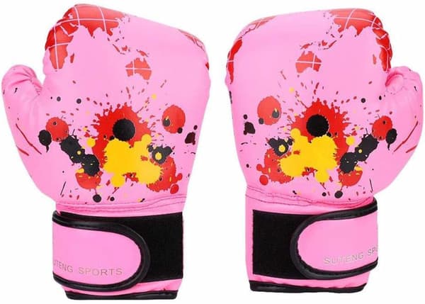 Barneboksehansker, tegneserie-sparringhansker for barn Boxing-FX-