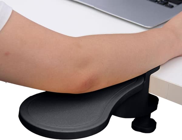 Skrivbordsarmstöd med justerbart ergonomiskt handledsstöd för datorbord och hemmakontor