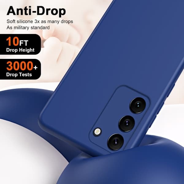 Samsung Galaxy S23 Deksel Gummiert TPU Lilla