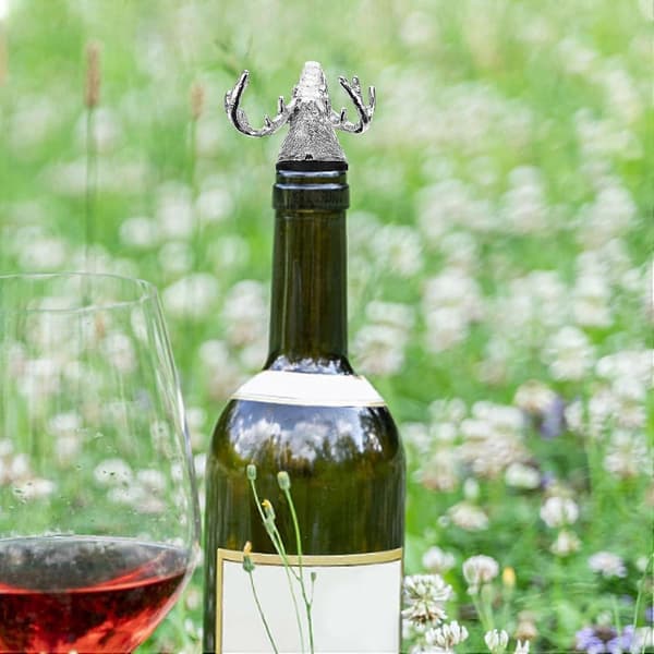 Vinsjenker med elegant hjortehode, tut i rustfritt stål, rask lufting og lekkasjesikker forsegling